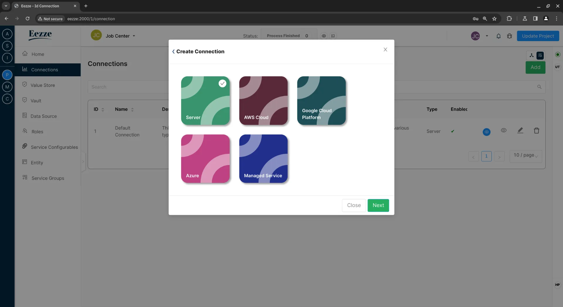 Eezze Server/Cloud Integrations