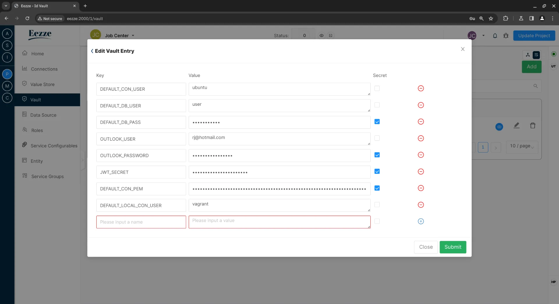 Eezze ERD Diagram: Edit